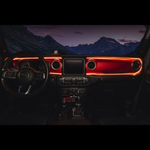 Jeep Wrangler JL LED Dash Strip Kit - Interior - ORACLE Lighting - Dynamic ColorSHIFT - `18-`23